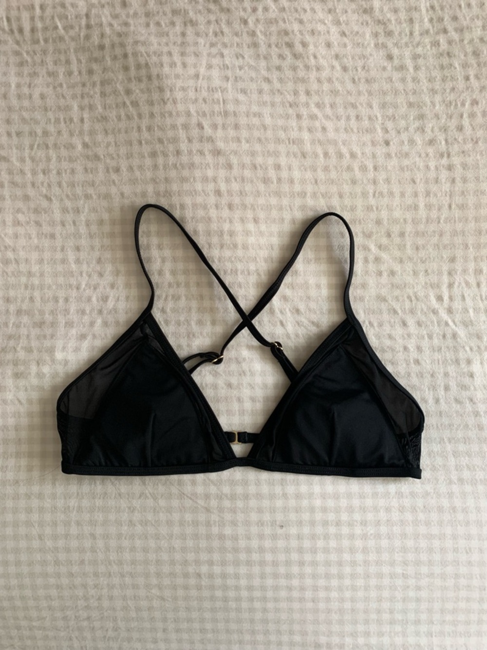 Topshop mesh triangle bikini top
